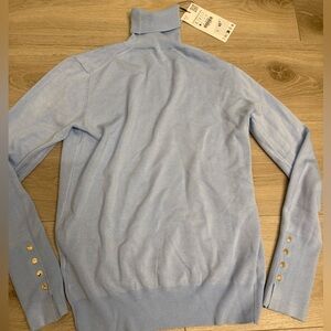 ZARA Basic Buttoned Knit Sweater Size Small